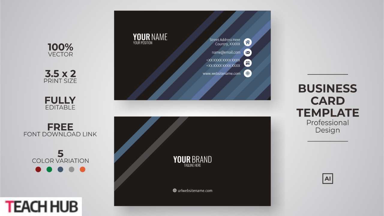 Business Card Size