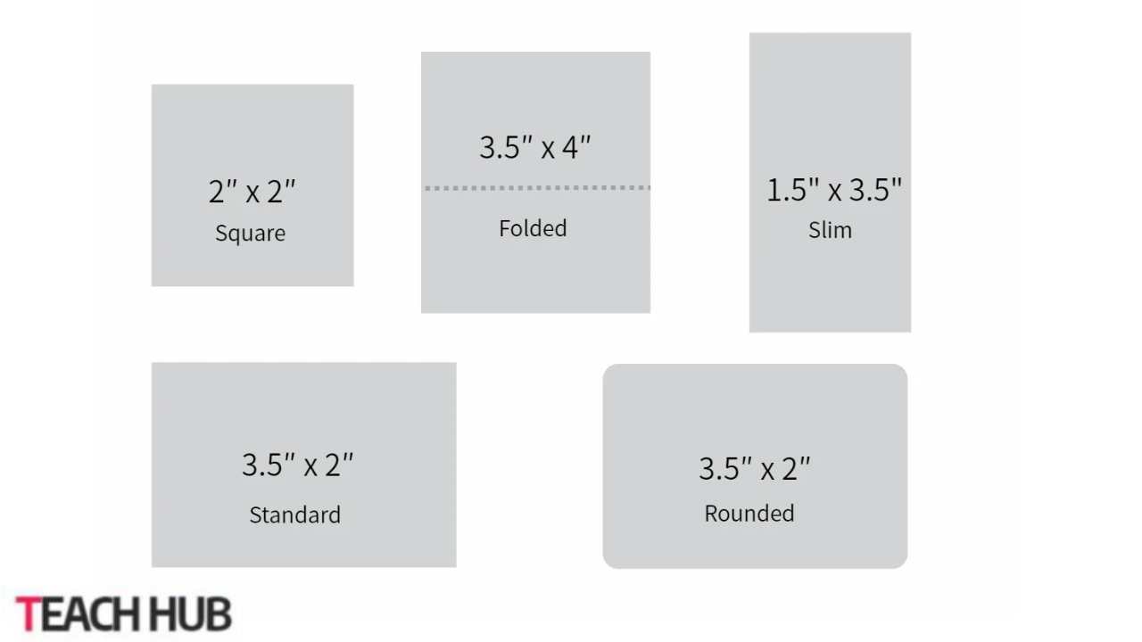 Business Card Size in Pixels