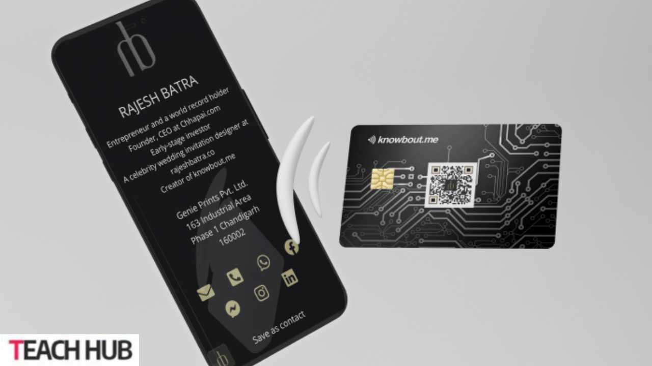 design free nfc business card 