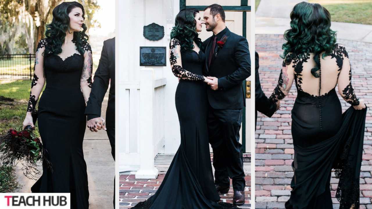 Black Mermaid Wedding Dresses