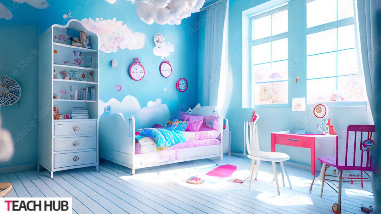 Blue Wallpaper for Kids' Rooms