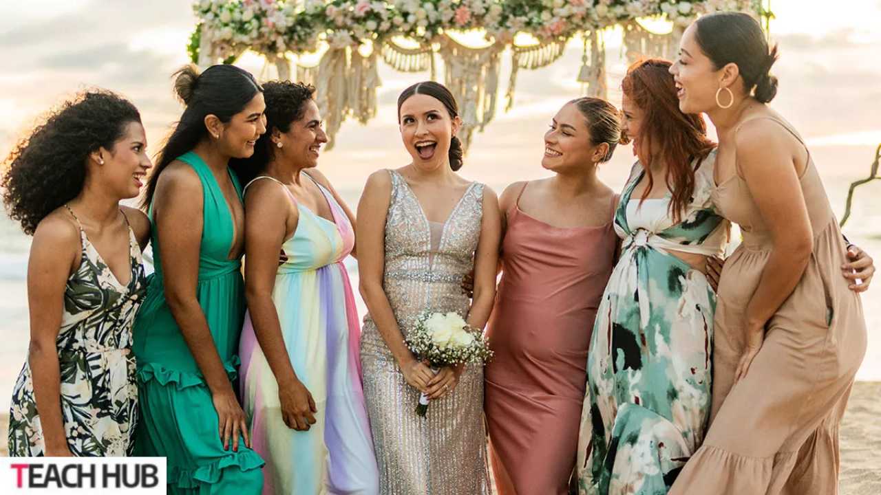 Cocktail wedding guest dresses