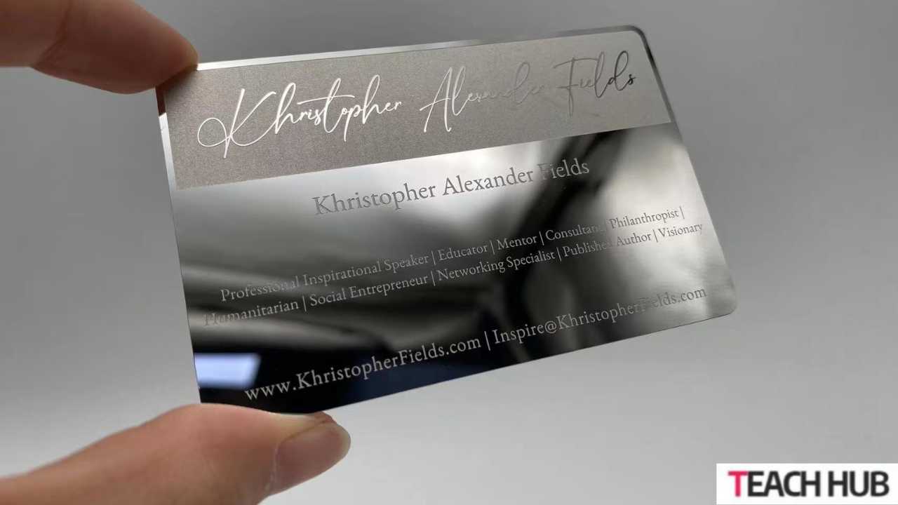 My Metal Business Cards