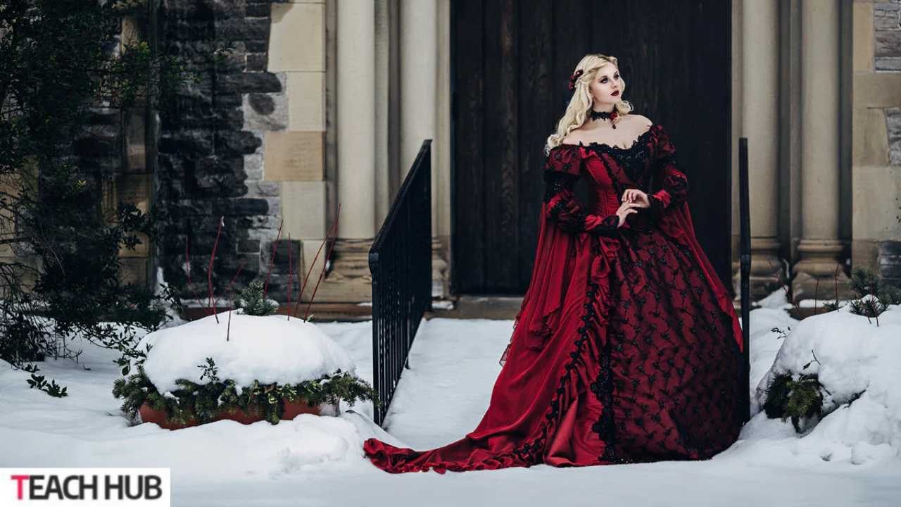 Red and Black Wedding Dresses