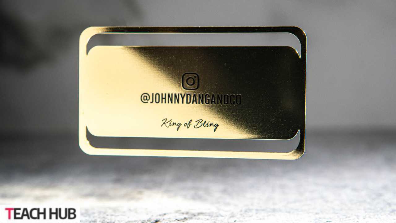 metal business cards